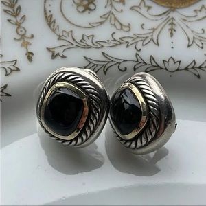 David Yurman Albion Onyx earrings